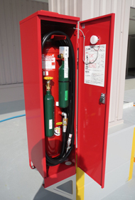 移動式粉末消火設備